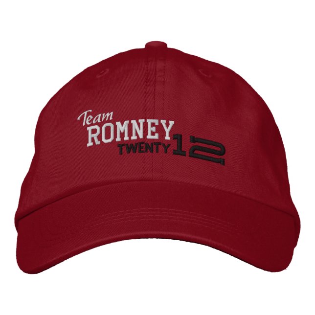 Mitt Romney Twenty Twelve 2012 Embroidered Baseball Cap (Front)