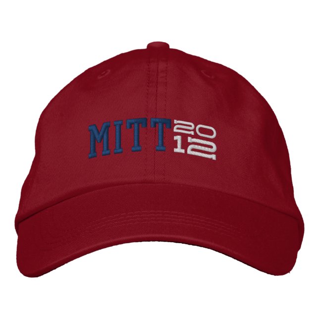 Mitt Romney Twenty Twelve 2012 Embroidered Baseball Hat (Front)