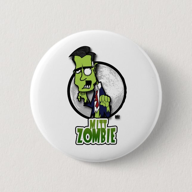 Mitt Zombie Button (Front)