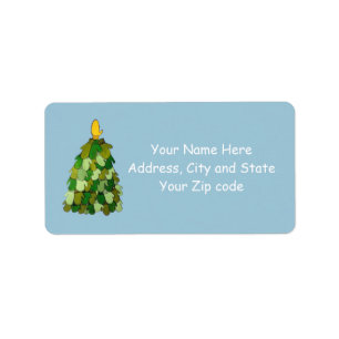 Mitten Tree Address Label