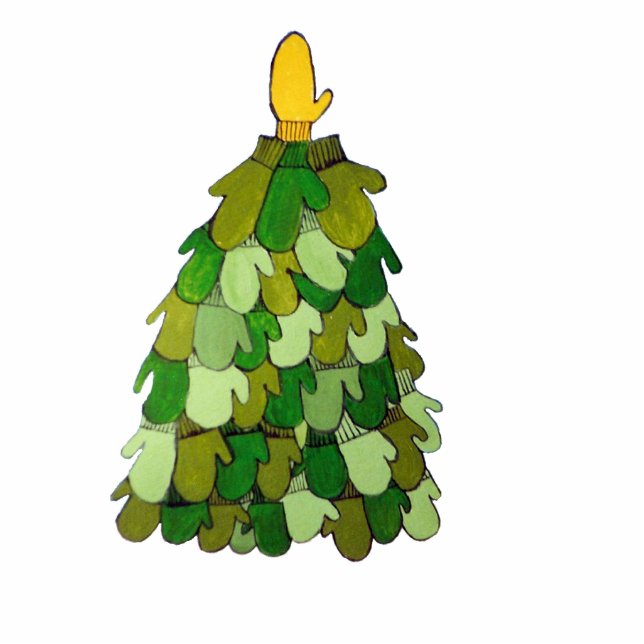 Mitten Tree Ornament (Front)