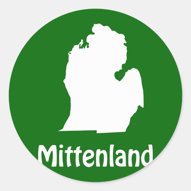 Mittenland Classic Round Sticker (Front)