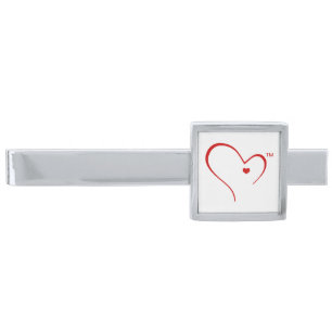 Mittens for Detroit Heart Logo Modern Tie Bar