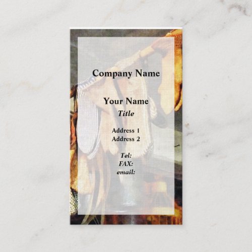 Mittens in General Store Business Cards