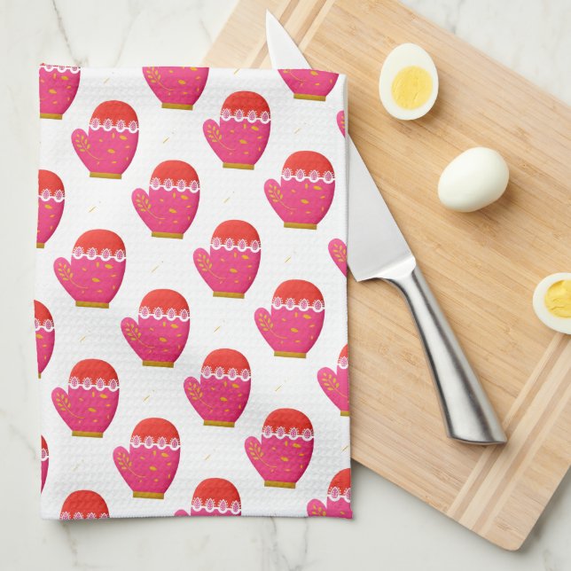 Mittens Kitchen Towel (Quarter Fold)