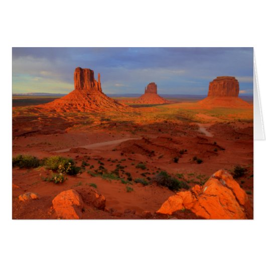 Mittens, Monument valley, AZ Cards (Front Horizontal)