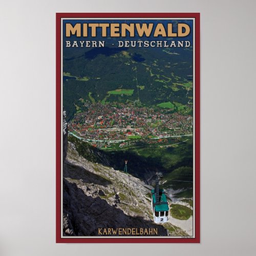 Mittenwald _ Karwendelbahn Terminus Poster