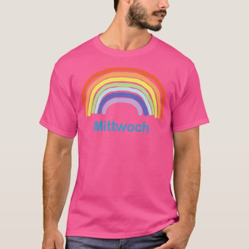 Mittwoch Wednesday Rainbow T_Shirt