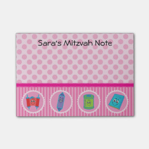 Mitzvah Note Pad - Girls