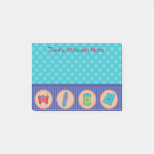 Mitzvah Note Post it Pad