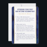 MITZVAH service information questions advice navy Invitation<br><div class="desc">by kat massard >>> WWW.SIMPLYSWEETPAPERIE.COM <<<

A handy insert for your BAR/BAT MITZVAH outlining a few questions and answers</div>