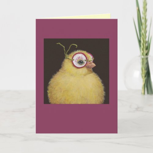 Mitzy the masked peep card
