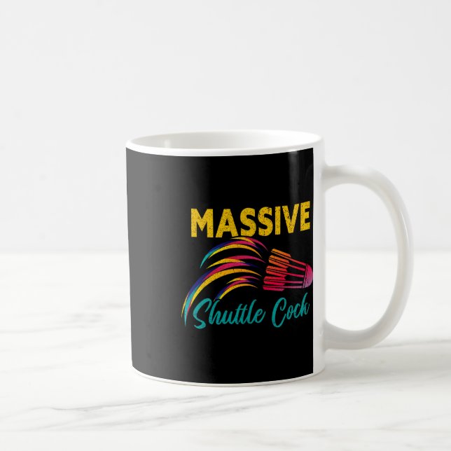 Mive Shuttle Funny Dminton 2  Coffee Mug (Right)