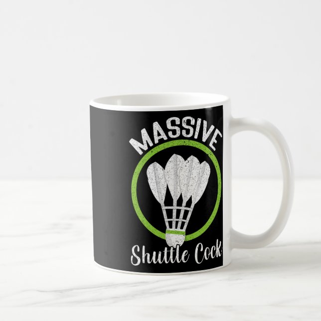 Mive Shuttle Funny Dminton  Coffee Mug (Right)