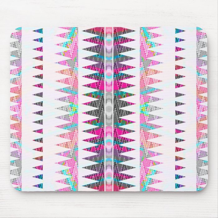 Mix #394   Pink Tribal Mousepad