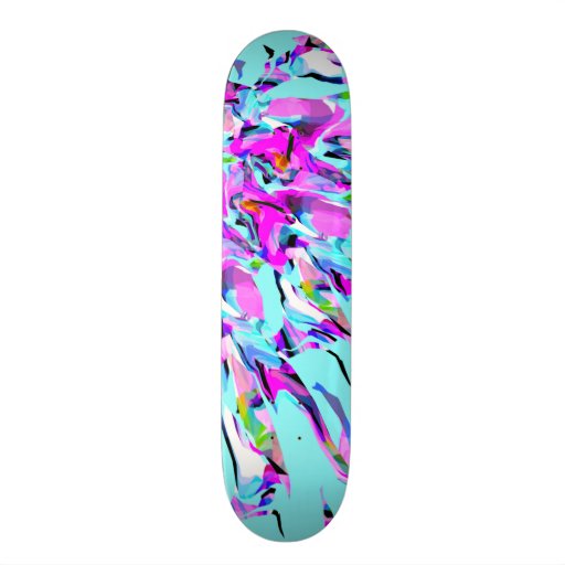 Mix #424 - Abstract Girly Skateboard | Zazzle