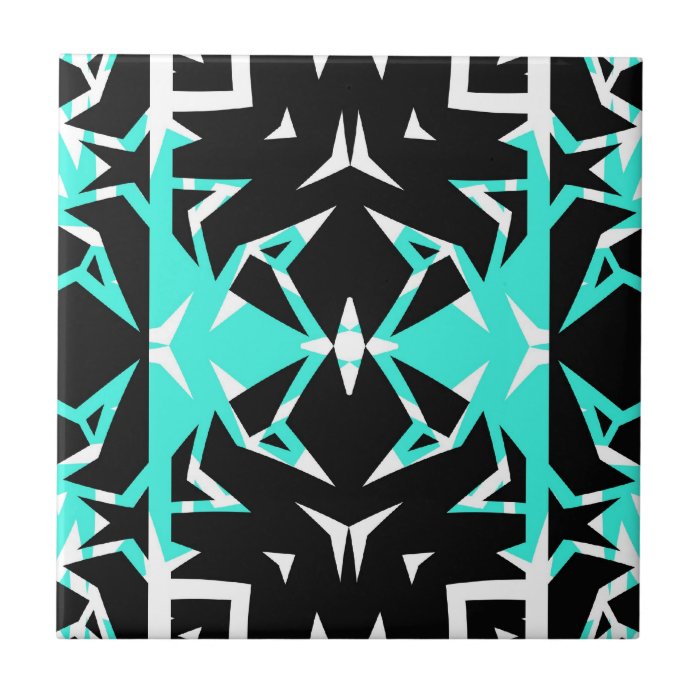 Mix #450   Black Designer Tile #2