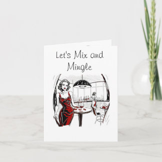 Mix and Mingle Cocktail Party Invitation