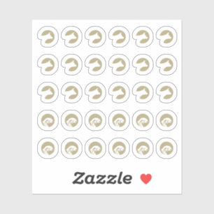 Mix Beef Fish Wedding Place Meal Choice Sticker