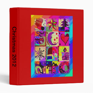 Mix Christmas Decorations 3 Ring Binder