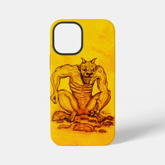 Mix-Creature - Troll, Golem and Devil Iphone Case (Back)