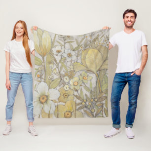 Mix Floral Fleece Blanket