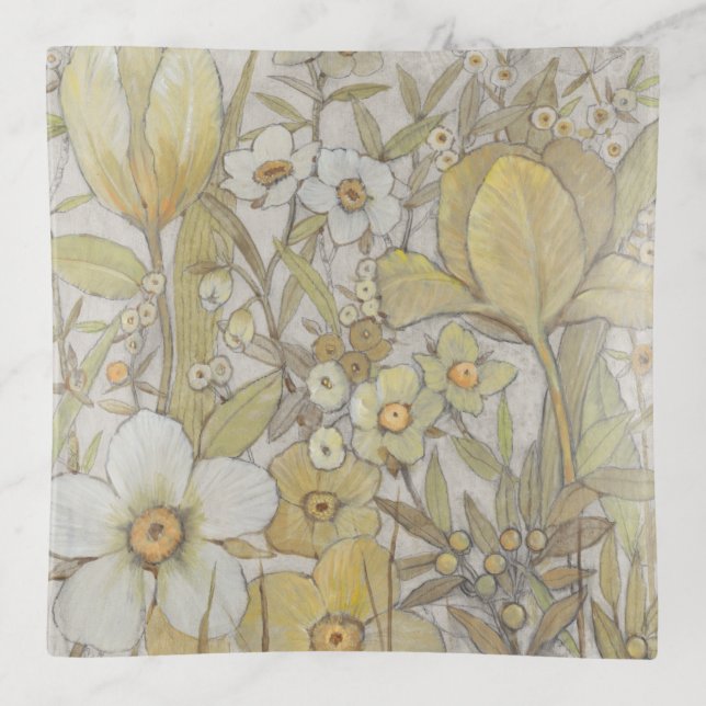 Mix Floral Trinket Tray (Front)