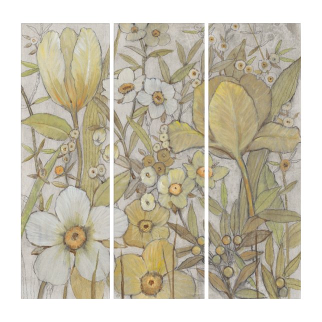 Mix Floral Triptych (Front)