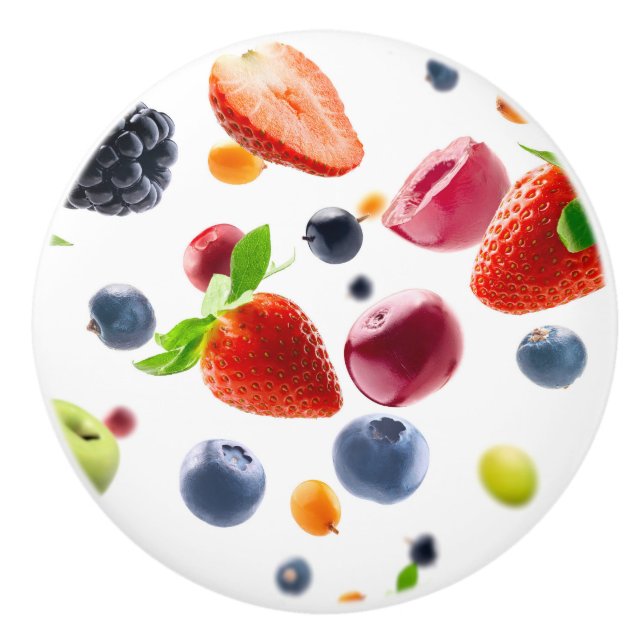 Mix Fruits Ceramic Knob (Front)