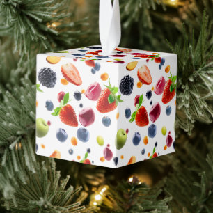 Mix Fruits Cube Ornament