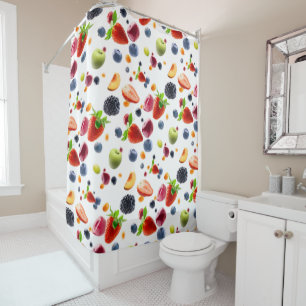 Mix Fruits Shower Curtain
