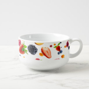 Mix Fruits Soup Mug