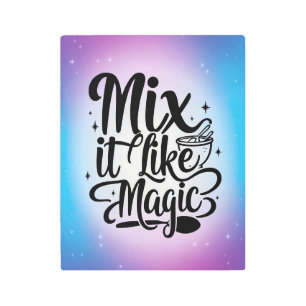 Mix It Like Magic option 2 Metal Print