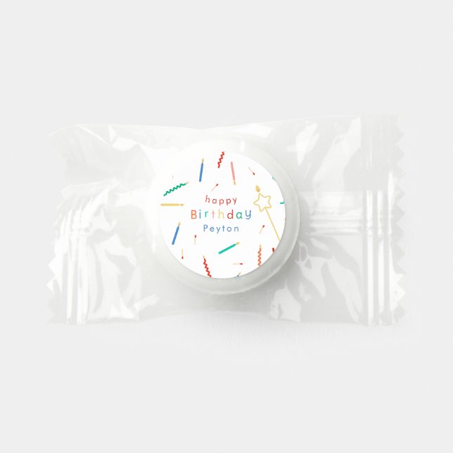 Mix + Match Candles & Matches Birthday Life Saver® Mints (Front)