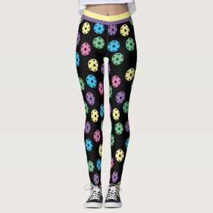 Mix of pickleballs 4 (Small tile size) Leggings