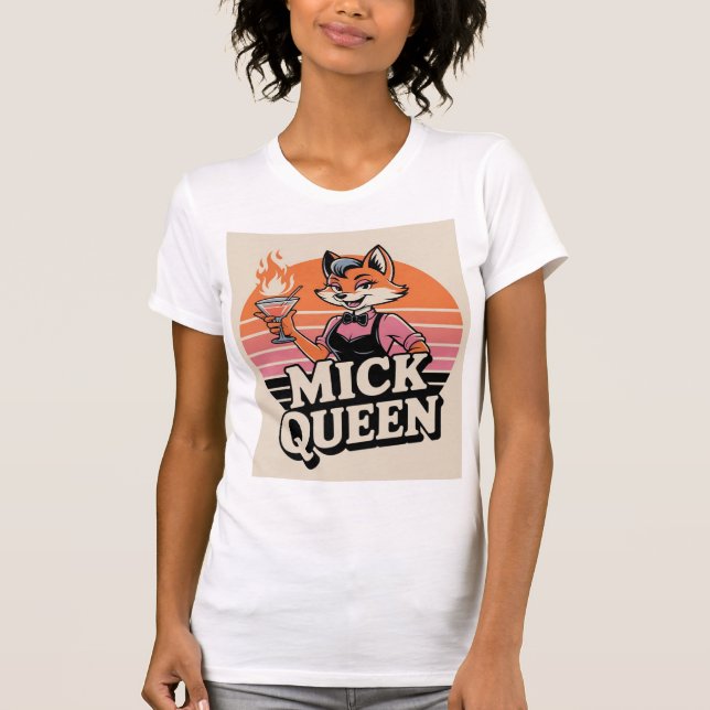 Mix Queen Fox Bartender Shirt (Front)