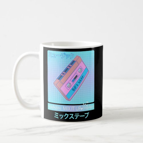 Mix Tape 80S Japanese Otaku Aesthetic Vaporwave Coffee Mug