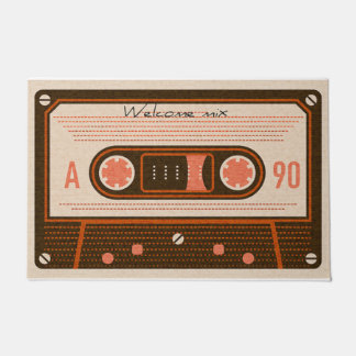 Mix Tape Design Doormat/Cassette Design Doormat
