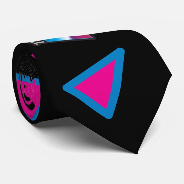 Mix Tape Formal Wear Neck Tie (Rolled)