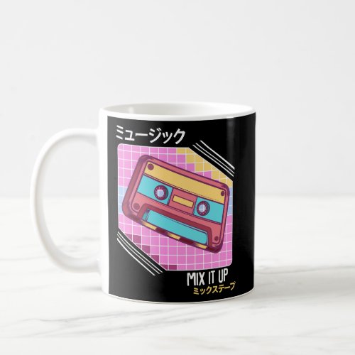 Mix Tape Japanese Otaku Cassette Tape 70S 80S 90S Coffee Mug
