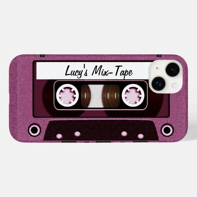 Mix Tape Personalized Case-Mate iPhone Case (Back (Horizontal))