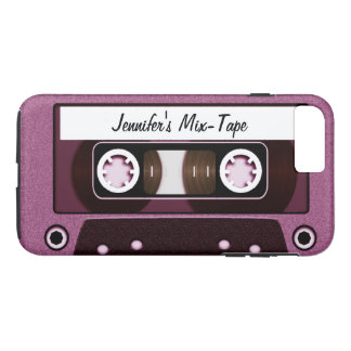 Mix Tape Personalized Pink iPhone 8 Plus/7 Plus Case