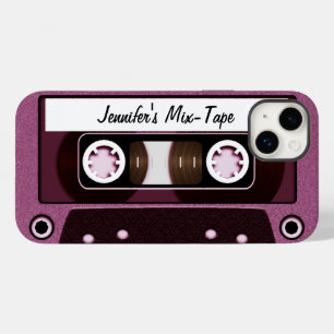 Mix Tape Personalized Pink Case-Mate iPhone 14 Plus Case