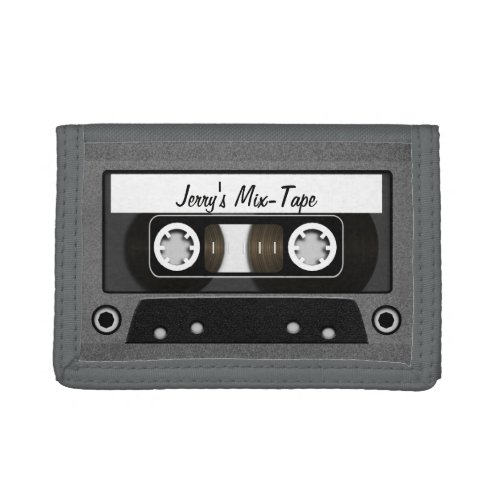 Mix Tape Personalized Tri_fold Wallet