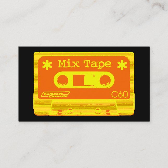 Mix Tape Pop Business Card (Front)