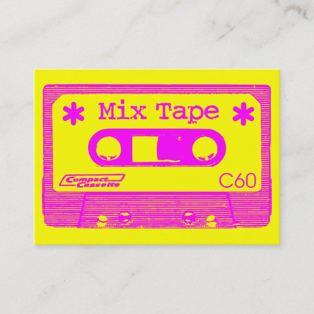 Mix Tape Pop III Business Card (Front)