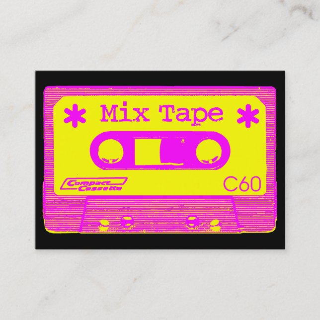 Mix Tape Pop III Business Card (Front)