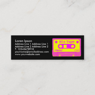 Mix Tape Pop III Mini Business Card