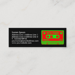 Mix Tape Pop IV Mini Business Card