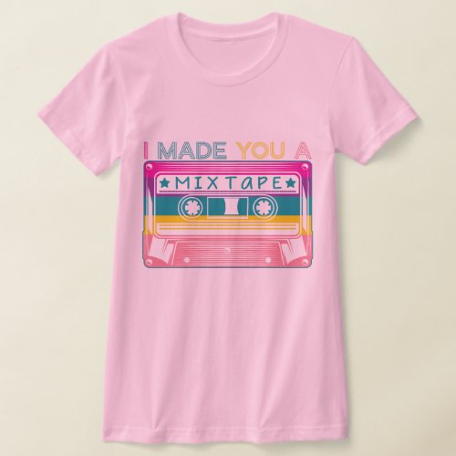 Mix Tape Vintage 1980s Nostalgia Retro Tech Gen X T_Shirt